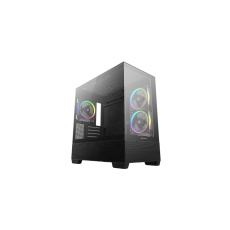 DEEPCOOL Case CG380 3F, mATX, ARGB, Průhledná bočnice, 3x120mm Fan, černá DEEPCOOL Case CG380 3F, mATX, ARGB, Průhledná bočnice, 3x120mm Fan, černá