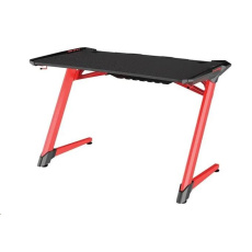 Sandberg herní stůl, Fighter Gaming Desk 2, červeno-černý