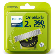 Philips OneBlade 360 QP420/50 náhradní břity, 2 ks Philips OneBlade 360 QP420/50 náhradní břity, 2 ks