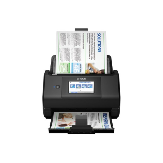 Skener EPSON WorkForce ES-580W, A4, 600x600 dpi, 35 strán za minútu, USB 3.0, bezdrôtová sieť LAN, 3 roky záruka po registrácii.