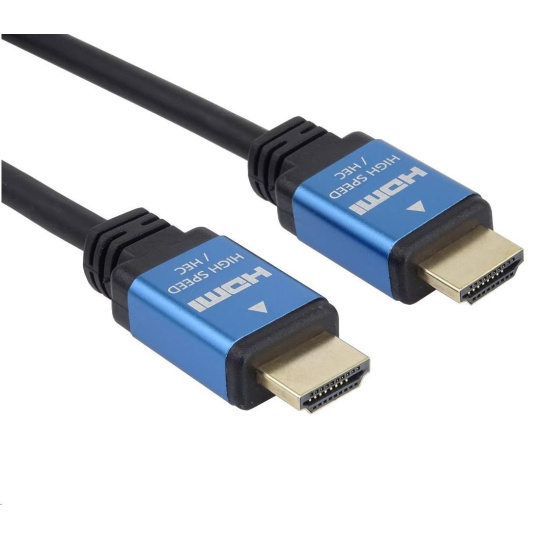 PREMIUMCORD HDMI - Ultra HDTV kábel, 3 m (kov, pozlátené konektory)