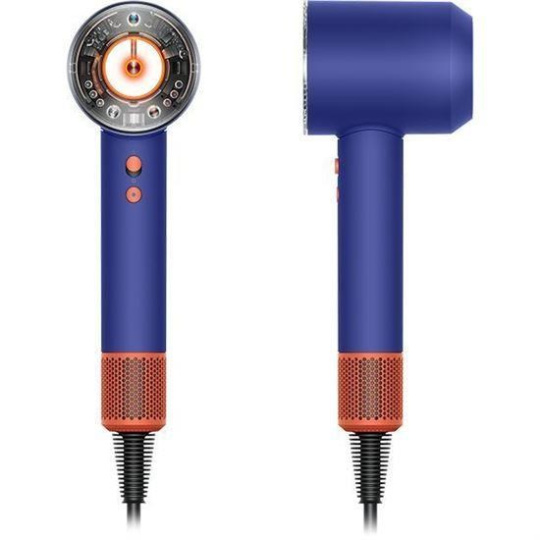 Dyson Supersonic Nural HD16 fén na vlasy, 1600 W, difuzér, 4 teploty, 3 rychlosti, vinca blue/topaz