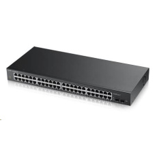 Zyxel GS1900-48 50portový gigabitový webový inteligentný prepínač, 48x gigabitový RJ45, 2x SFP Zyxel GS1900-48 50portový gigabitový webový inteligentný prepínač, 48x gigabitový RJ45, 2x SFP
