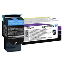 LEXMARK C544, X544 azurová tonerová kazeta s extra vysokou výťažnosťou (4K) LEXMARK C544, X544 azurová tonerová kazeta s extra vysokou výťažnosťou (4K)