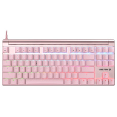 CHERRY klávesnice MX BOARD 8.0 RGB/ drátová / mechanická / Cherry MX Red/ růžová/ EU layout CHERRY klávesnice MX BOARD 8.0 RGB/ drátová / mechanická / Cherry MX Red/ růžová/ EU layout