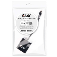 Club3D Adaptér aktívny mini DisplayPort 1.2 na HDMI 2.0 4K60Hz UHD, (M/F), 20 cm Club3D Adaptér aktívny mini DisplayPort 1.2 na HDMI 2.0 4K60Hz UHD, (M/F), 20 cm