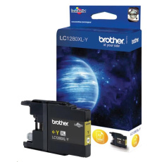 BROTHER INK LC-1280XLY Žltý atrament pre MFC-J6910DW, 1 200 str. BROTHER INK LC-1280XLY Žltý atrament pre MFC-J6910DW, 1 200 str.