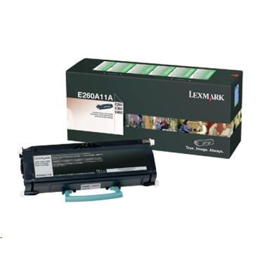 Čierny toner LEXMARK pre E260, E360, E460 (3 500 strán)