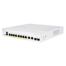 Cisco switch CBS350-8FP-2G-EU (8xGbE,2xGbE/SFP combo,8xPoE+,120W,fanless)