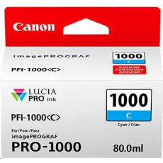 Canon BJ CARTRIDGE PFI-1000 C (azurová atramentová nádržka ) Canon BJ CARTRIDGE PFI-1000 C (azurová atramentová nádržka )