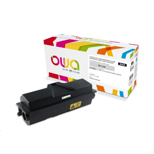 OWA Armor toner pre KYOCERA FS-1035, 1135, ECOSYS M2035, M2535, 7200 strán, TK1140, čierny/čierny (TK-1140)