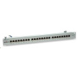 Intellinet Patch panel 24 portov Cat6, tienený STP, sivý