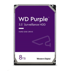 WD PURPLE WD85PURZ 8TB, SATA III 3.5", 256MB 5640RPM, 215MB/s, Low Noise, CMR WD PURPLE WD85PURZ 8TB, SATA III 3.5", 256MB 5640RPM, 215MB/s, Low Noise, CMR
