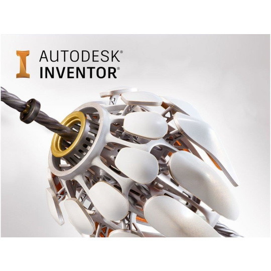 Autodesk Inventor 2024, 1 komerční uživatel, pronájem na 1 rok