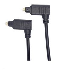 Kábel PremiumCord Toslink 90° - Toslink 90°, hrúbka kábla:4.0 mm, dĺžka 1 m Kábel PremiumCord Toslink 90° - Toslink 90°, hrúbka kábla:4.0 mm, dĺžka 1 m