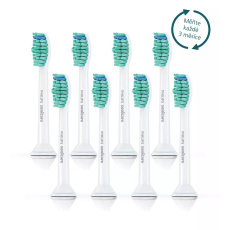 Philips HX6018/07 Sonicare ProResults, náhradní hlavice, standardní velikost, 8 kusů, nasazovací, bílá Philips HX6018/07 Sonicare ProResults, náhradní hlavice, standardní velikost, 8 kusů, nasazovací, bílá