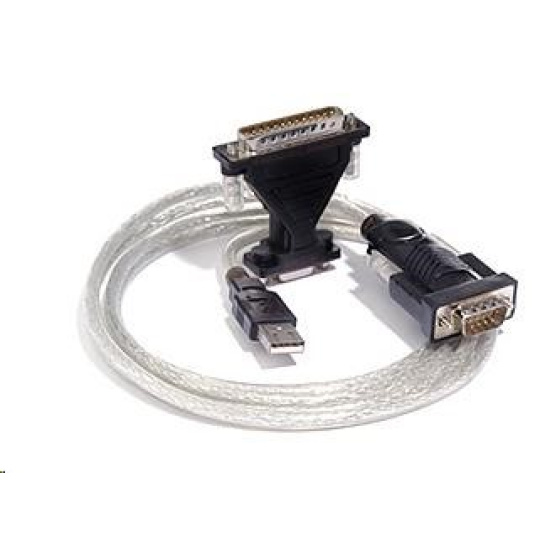 PREMIUMCORD Káblový adaptér USB - sériový port (COM, RS232, redukcia)