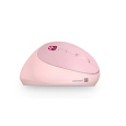 CONNECT IT FOR HEALTH LADIES PINK Bezdrátová vertikální myš, ergonomická, růžová