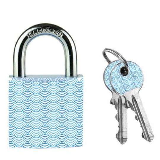 Master Lock Visací zámek  z pevného hliníku 3430EURDWAVE - 30mm Master Lock Visací zámek  z pevného hliníku 3430EURDWAVE - 30mm