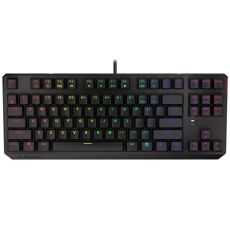 Endorfy herní klávesnice Thock TKL Khail  BL RGB /USB/ blue sw. / drátová / mechanická / US layout / černá RGB