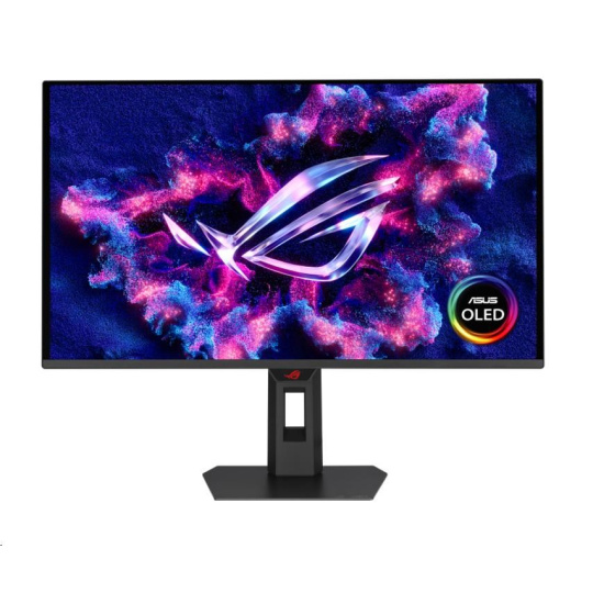 ASUS LCD ROG Strix OLED XG27AQDPG, 26.5" 2560x1440, 300nits, 500hz, 0,03ms, 178/178, DP, HDMI, USB, Audio, VESA, Black ASUS LCD ROG Strix OLED XG27AQDPG, 26.5" 2560x1440, 300nits, 500hz, 0,03ms, 178/178, DP, HDMI, USB, Audio, VESA, Black