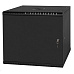 LEXI-Net 19" nástěnný rozvaděč Basic 9U 525x450, plechové dveře, bez zad, rozložený, černý