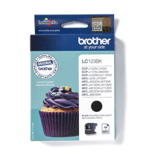 BROTHER INK LC-123BK, čierny atrament (až 600 strán) BROTHER INK LC-123BK, čierny atrament (až 600 strán)