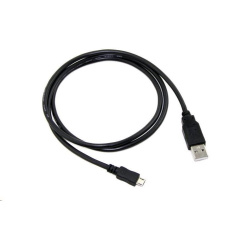 Kábel C-TECH USB 2.0 AM/Micro, 2 m, čierna Kábel C-TECH USB 2.0 AM/Micro, 2 m, čierna