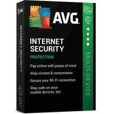 Rozšírenie AVG Internet Security (pre viacero zariadení, až pre 10 pripojení) na 12 mesiacov