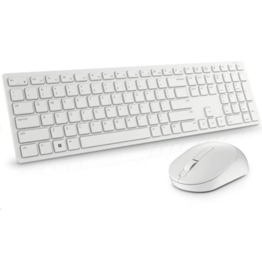 Dell Pro Wireless Keyboard and Mouse - KM5221W - Czech/Slovak (QWERTZ) - White