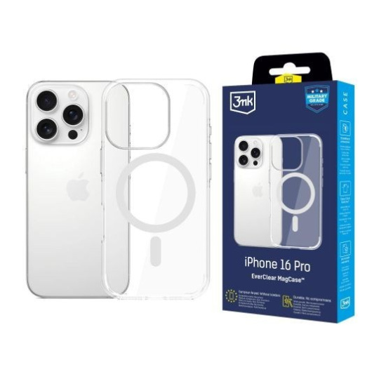 3mk EverClear MagCase pro Apple iPhone 16 Pro 3mk EverClear MagCase pro Apple iPhone 16 Pro