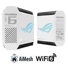 ASUS GT6 2-pack white Wireless AX10000 ROG Rapture Wifi 6 Tri-band Gaming Mesh System ASUS GT6 2-pack white Wireless AX10000 ROG Rapture Wifi 6 Tri-band Gaming Mesh System