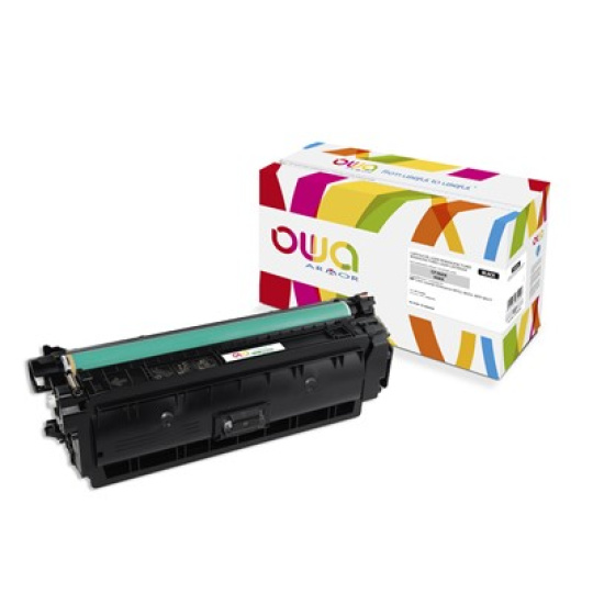 OWA Armor toner pre HP Color Laserjet Ese M552, M553, MFP M577, 12500 strán, CF360X, čierna/čierna