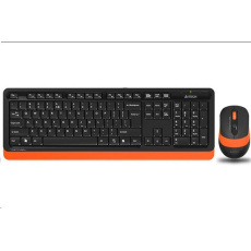 A4tech FG1010 FSTYLER set bezdrôtový. klávesnica + myš, oranžová