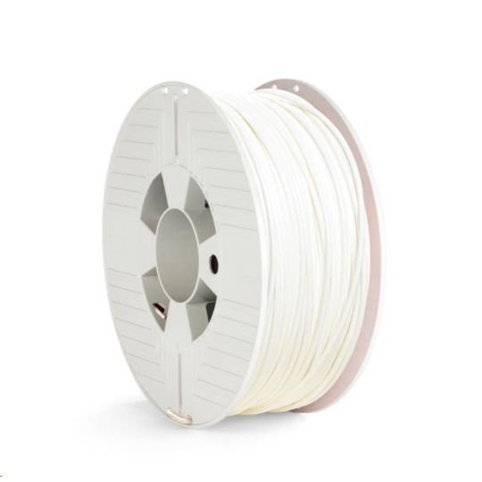 VERBATIM Filament pre 3D tlačiarne PLA 2.85mm, 126m, 1kg biela (OLD model 55277)