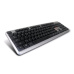 C-TECH klávesnice KB-102 USB, slim, silver, CZ/SK