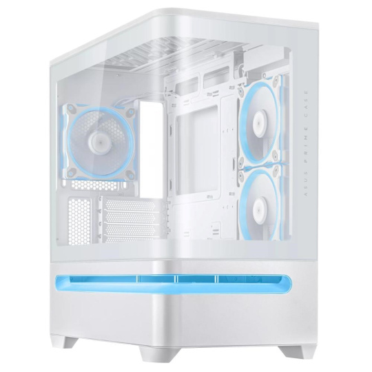 ASUS Case AP202 PRIME CASE, mATX, Průhledná bočnice, 3x 120mm ARGB Fan, bílá ASUS Case AP202 PRIME CASE, mATX, Průhledná bočnice, 3x 120mm ARGB Fan, bílá