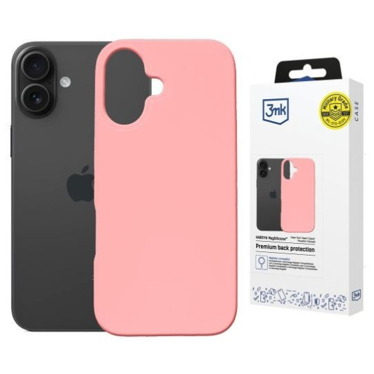 3mk Hardy MagSilicone pro Apple iPhone 16 Pink