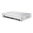 Cisco switch CBS250-8T-E-2G-UK (8xGbE,2xGbE/SFP combo,fanless) - REFRESH
