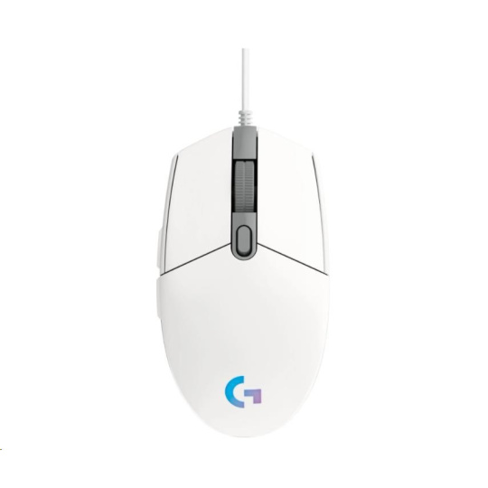 Logitech Gaming Mouse G102 2nd Gen LIGHTSYNC, USB, EER, biela