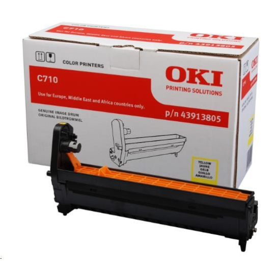 Oki Image. valec pre žltý toner pre C710 (15k)