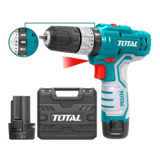 Total TIDLI1232 vrtací šroubovák AKU s příklepem, 12V Li-ion (2x), 1500mAh Total TIDLI1232 vrtací šroubovák AKU s příklepem, 12V Li-ion (2x), 1500mAh