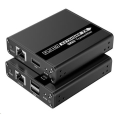 BAZAR - PremiumCord HDMI KVM extender FULL HD 1080p na 70m s přenosem USB - Poškozený obal (Komplet) BAZAR - PremiumCord HDMI KVM extender FULL HD 1080p na 70m s přenosem USB - Poškozený obal (Komplet)