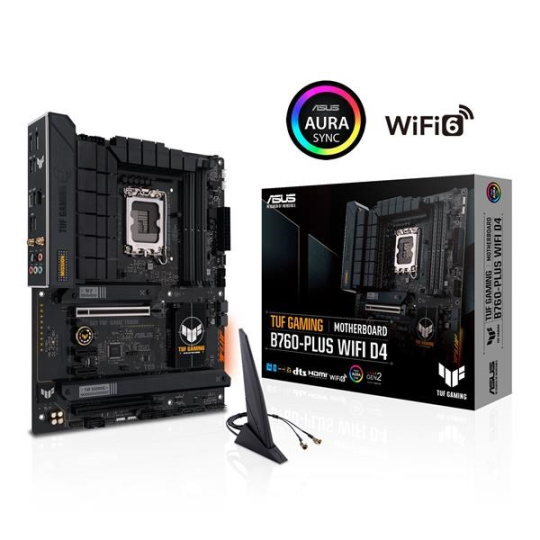 BAZAR - ASUS MB Sc LGA1700 TUF GAMING B760-PLUS WIFI DDR4, Intel B760, 4xDDR4, WI-FI - Po opravě (Bez příslušenství) BAZAR - ASUS MB Sc LGA1700 TUF GAMING B760-PLUS WIFI DDR4, Intel B760, 4xDDR4, WI-FI - Po opravě (Bez příslušenství)