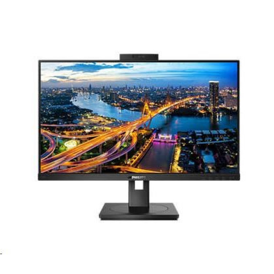 Philips MT IPS LED 23,8" 242B1H/00 - panel IPS, 1920x1080, 250 cd, D-Sub, DVI-D, DP, HDMI, USB, reproduktor, pivot, webová kamera