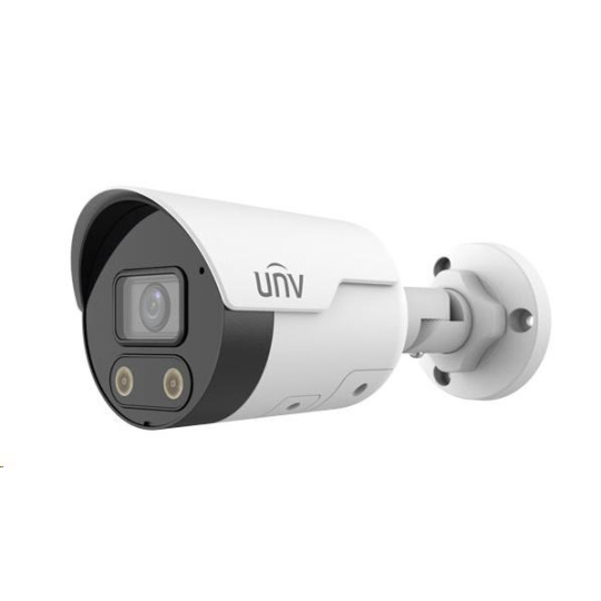 Uniview IPC2125SB-ADF40KMC-I0, 4,7Mpix, H.265, zv.4 mm (91,2°), PoE, Mic.reproduktor, IR 30 m, biele osvetlenie, MicroSDXC, IP67