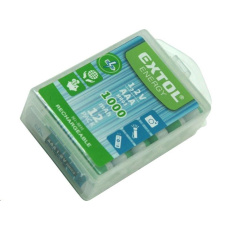 Extol Energy (42062) baterie nabíjecí, 12ks, AAA (HR03), 1,2V, 1000mAh, NiMh Extol Energy (42062) baterie nabíjecí, 12ks, AAA (HR03), 1,2V, 1000mAh, NiMh