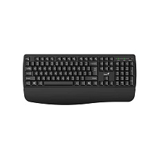 GENIUS Klávesnice KB-7123, membránová, bezdrátová, CZ+SK layout, Copilot klávesa, Ergo předložka, černá