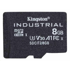 Karta Kingston 8GB microSDHC Industrial C10 A1 pSLC v jednom balení Karta Kingston 8GB microSDHC Industrial C10 A1 pSLC v jednom balení