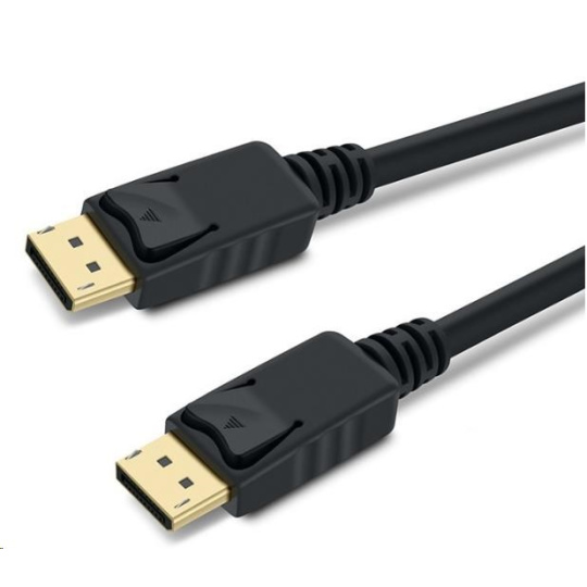 PREMIUMCORD DisplayPort 1.3/1.4 pripojovací kábel M/M, pozlátené konektory, 3 m